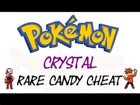 pokemon crystal gameshark rare candy.